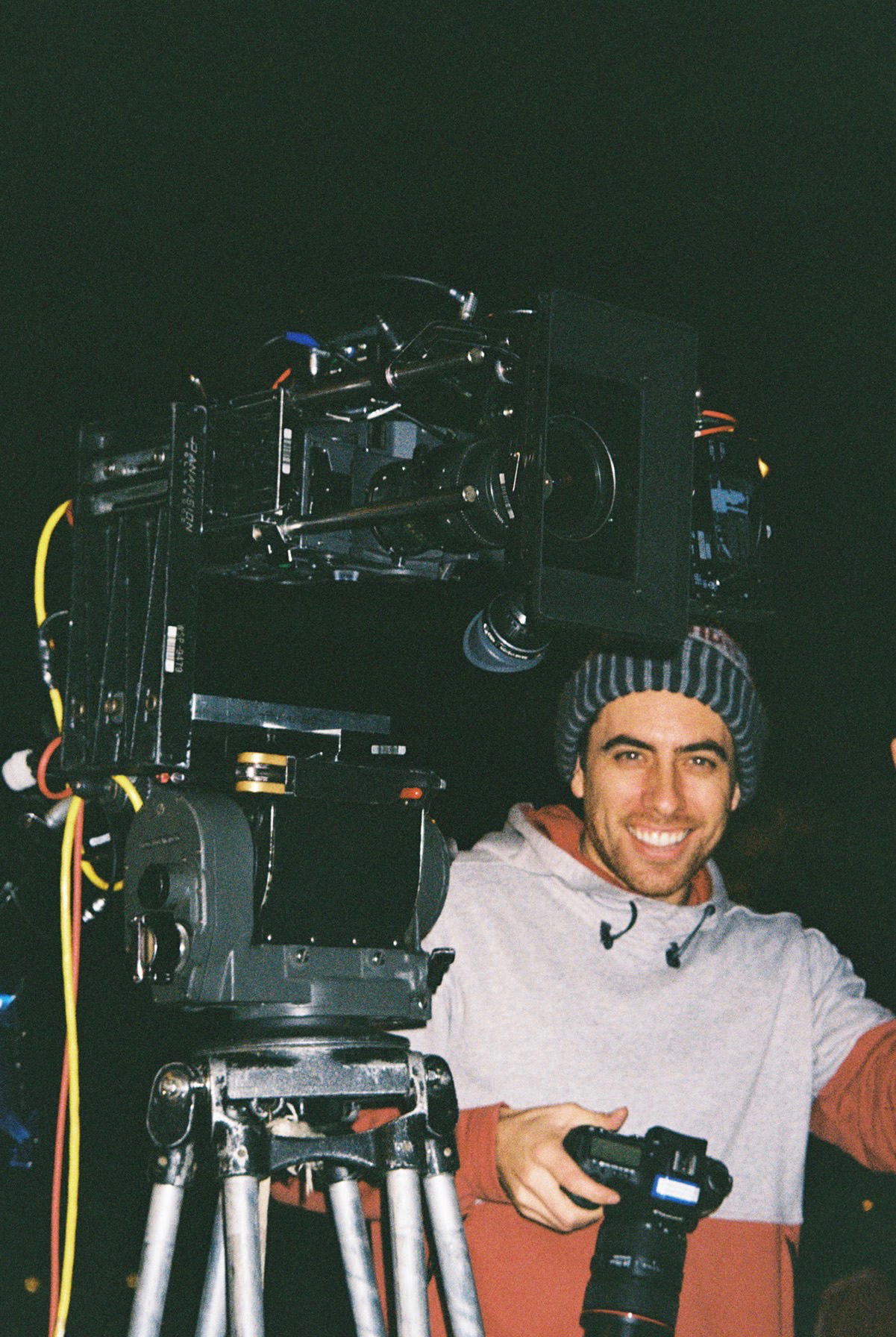 Trevor Wineman on set